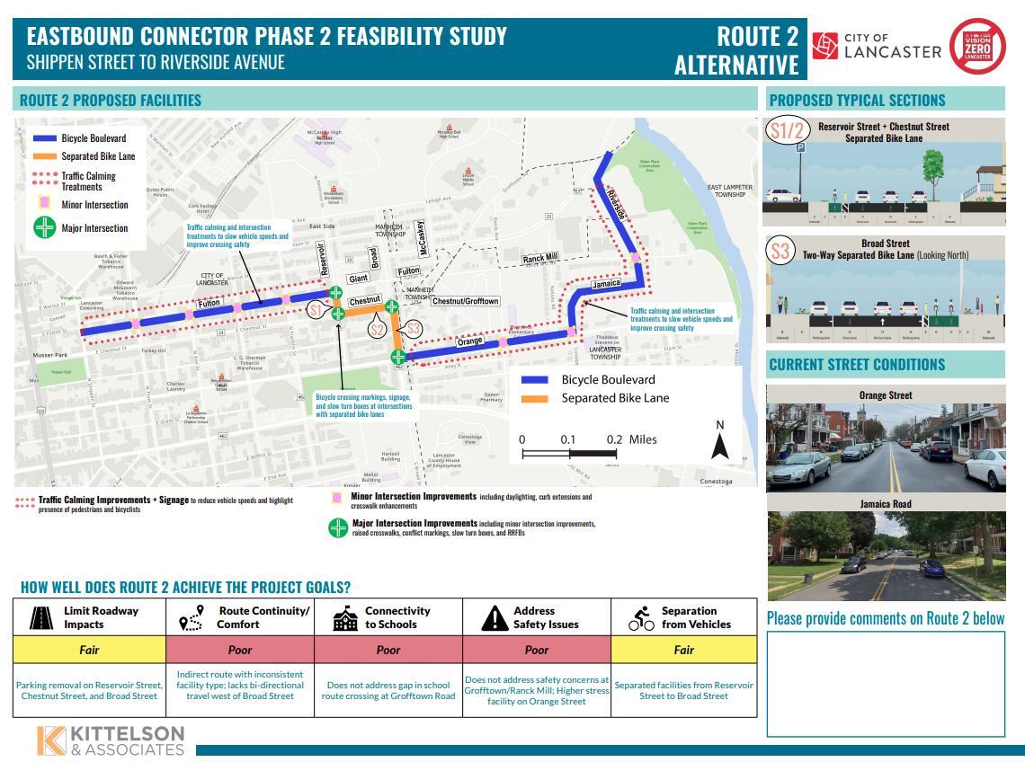 Route 2 Alternative Summary
