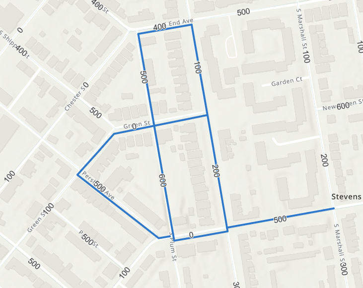 Proposed Residential Permit Parking Pilot Program Area - South East