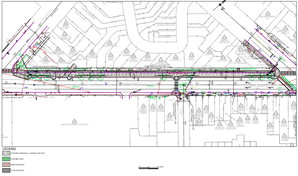 FINAL DESIGN: OPTION 1, 12 FOOT SHARED USE PATH, DUKE TO LIME/VINE SEGMENT