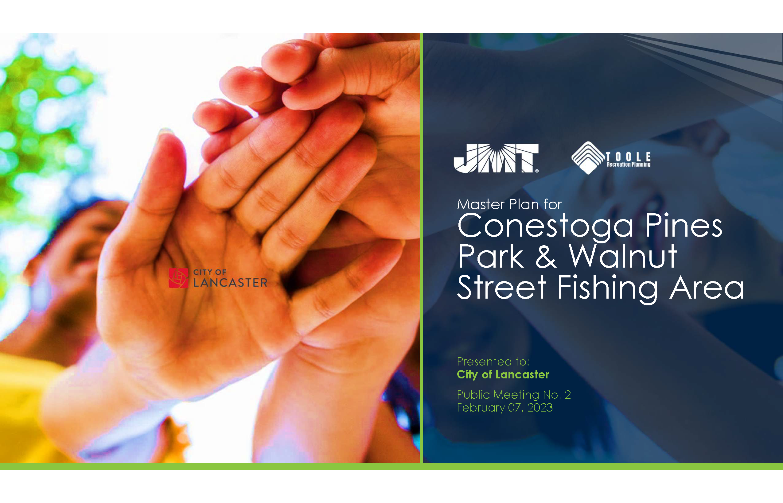 Conestoga Pines & Walnut Street Fishing Area Plan City of Lancaster