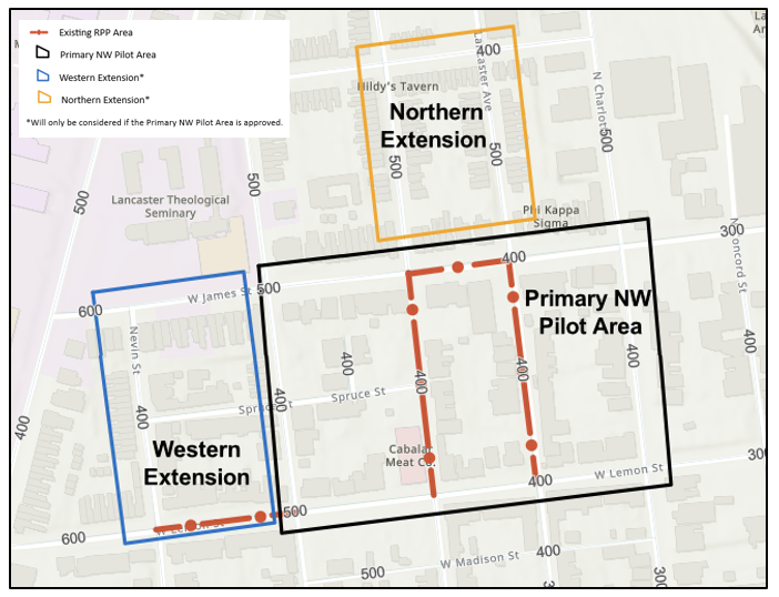 PROPOSED RESIDENTIAL PARKING PROGRAM NORTHWEST 2026.01